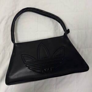 Adidas Black Faux Leather Women's Shoulder Bag